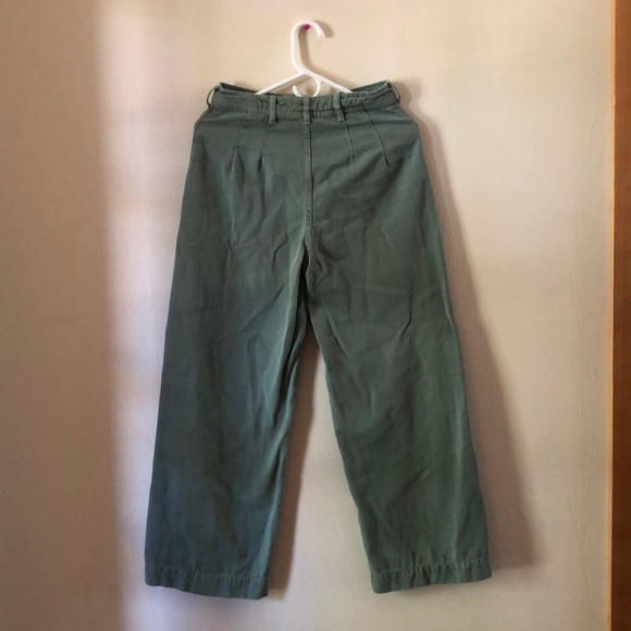 Free People Green Billie Pant - Picture 4 of 5